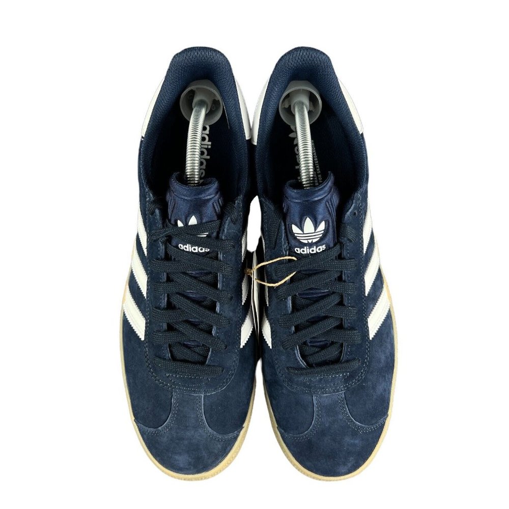 Adidas Men's Gazelle Adv Navy Blue White Gum Shoes H04905 Sizes 8 - 12 - Picture 7 of 9